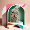 PVC soft rubber accessories for cartoon toasted cookies details Picture